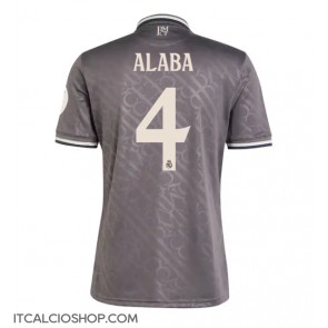 Real Madrid David Alaba #4 Terza Maglia 2024-25 Manica Corta
